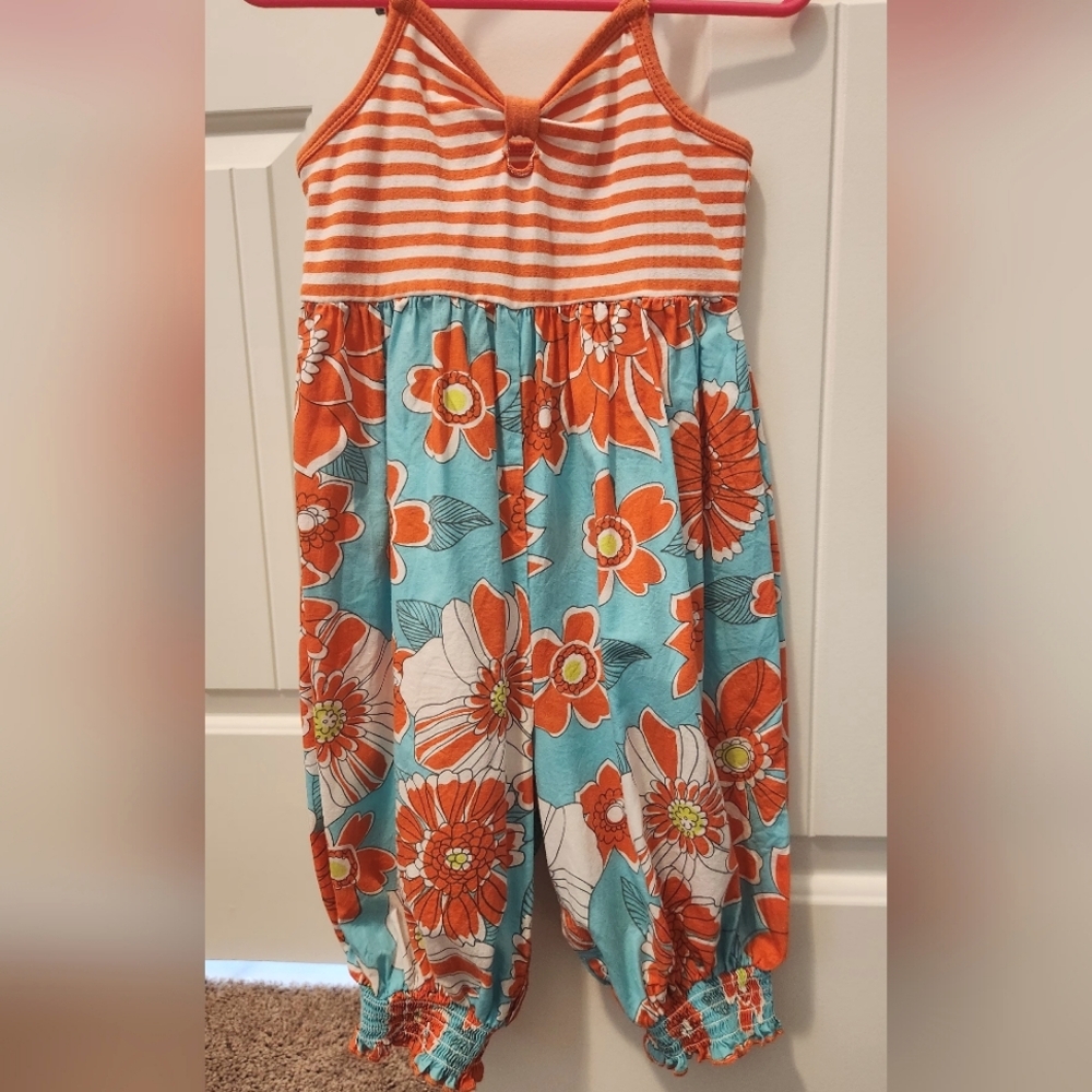 Bonnie Jean Floral Jumpsuit